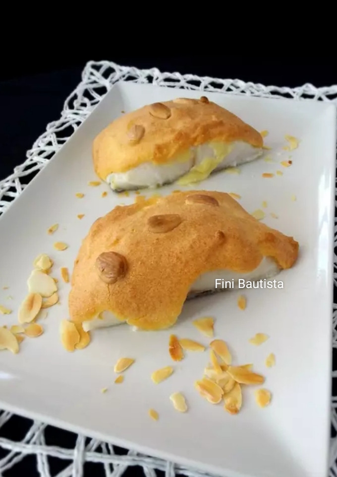 Una foto de Bacalao gratinado con ajoaceite de almendras