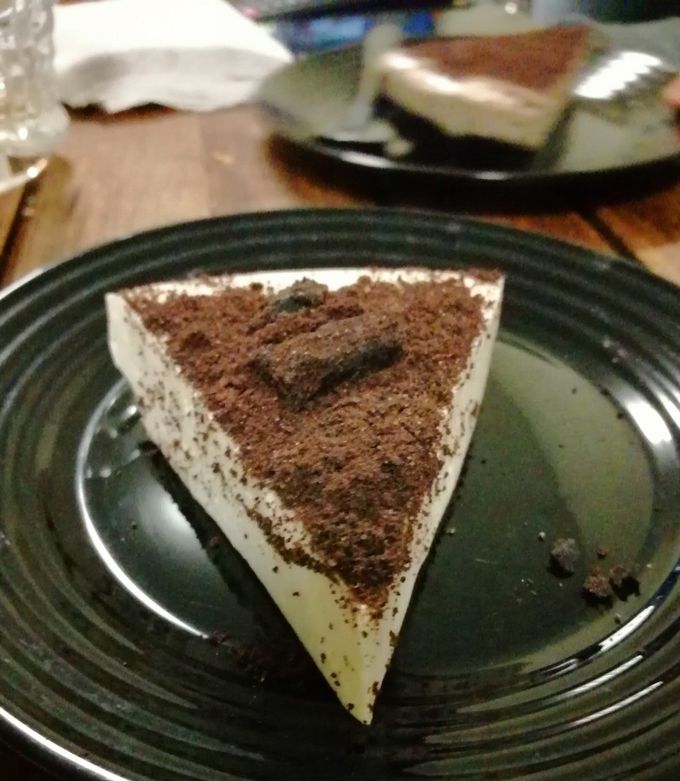 Una foto de Cheesecake de oreo sin horno