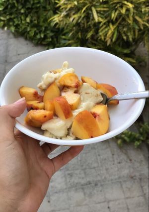 Una foto de Helado de banana