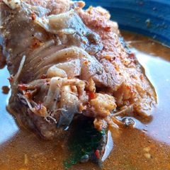 A picture of Catfish peppersoup.
