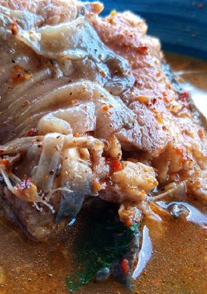 A picture of Catfish peppersoup.