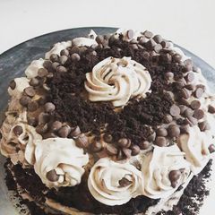 A picture of Chocolate truffle cake.