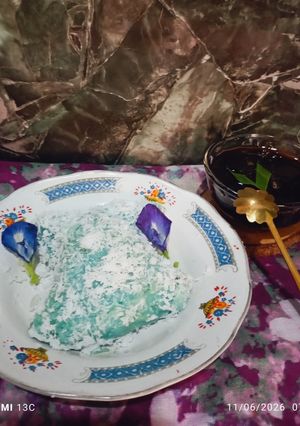 Foto resep Lupis Bunga Telang