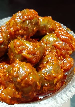 लसुडे और कैरी का खट्टा आचार(lasode aur kairi ka khatta achar recipe in hindi) रेसिपी मुख्य फोटो