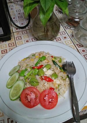Foto resep Nasi goreng pete