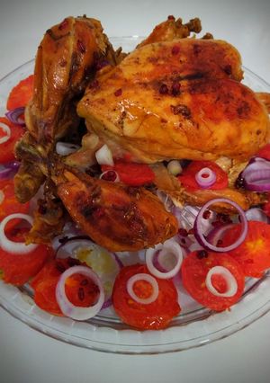 عکسی از دستور مرغ سوخاری راااااااحت 😋😉