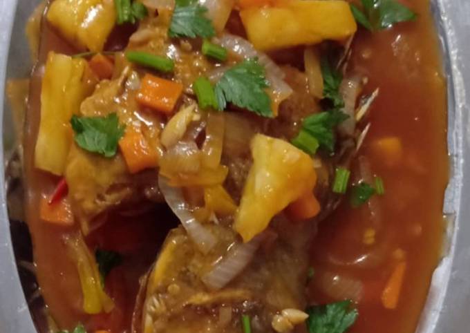 Resep Ikan Kakap Asam Manis Oleh Qing Kitchen Cookpad