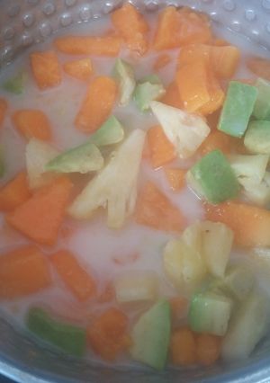 Foto resep Es pepaya santan