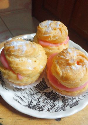 Foto resep Kue sus vla pink