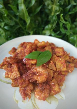 Foto resep Sambal udang tempe