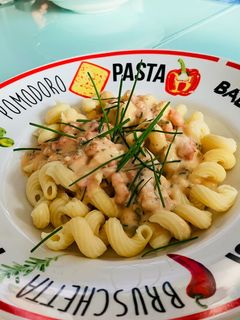 Tejszínes-fehérboros garnéla (gm, lm) recept fotója