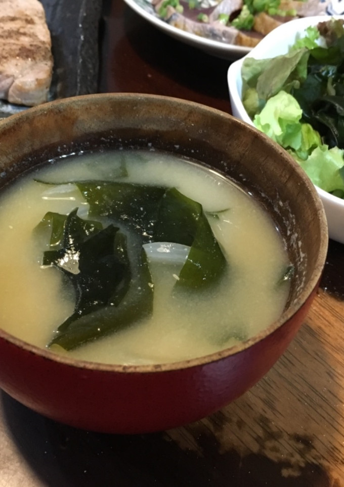 Una foto de La sopa de miso～la sopa estilo japonesa～