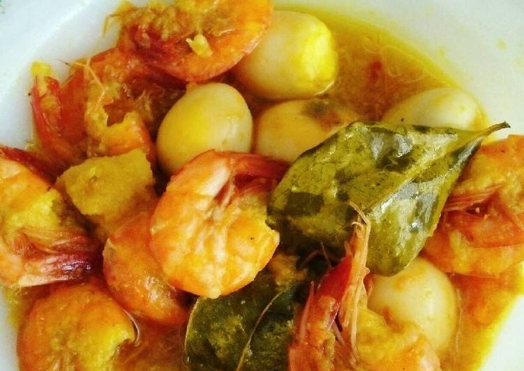 Resep Udang Bumbu Kuning Anti Gagal