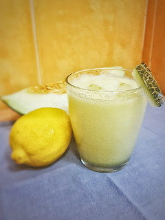 Una foto de Smoothie de melón, manzana y limón