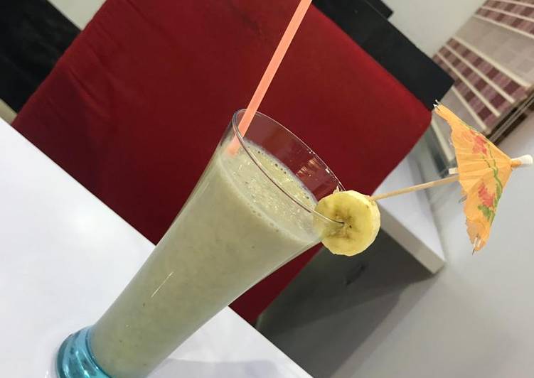 Recipe: Delicious Banana smoothie This is Secret Recipe  From My Kitchen !!
