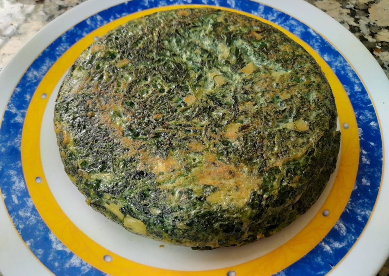 Tortilla de espinacas