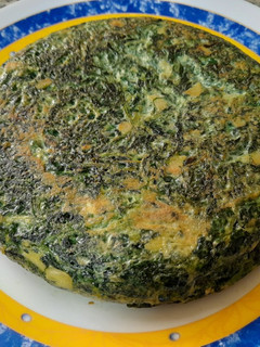Una foto de Tortilla de espinacas