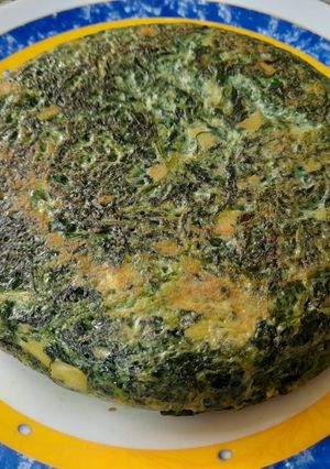 Una foto de Tortilla de espinacas