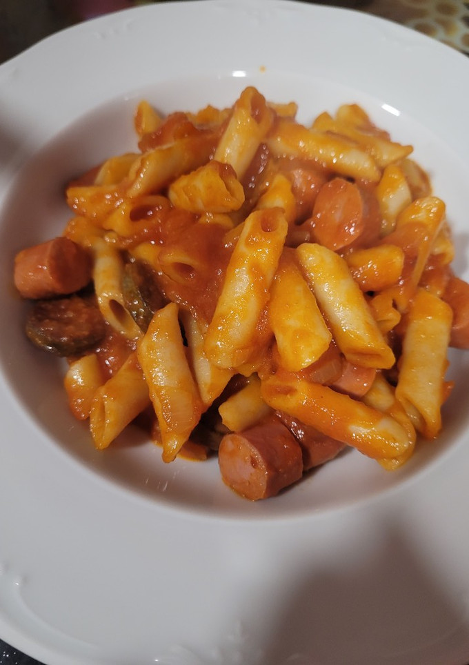Una foto de Macarrones con Tomate