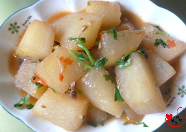 開心料理 Fb黃美惠 發表的素燒冬瓜食譜 Cookpad