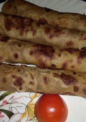 A picture of Brown chapati# author marathon.