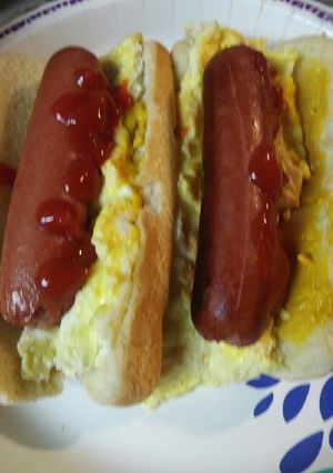 A picture of Eggs and Dogs.