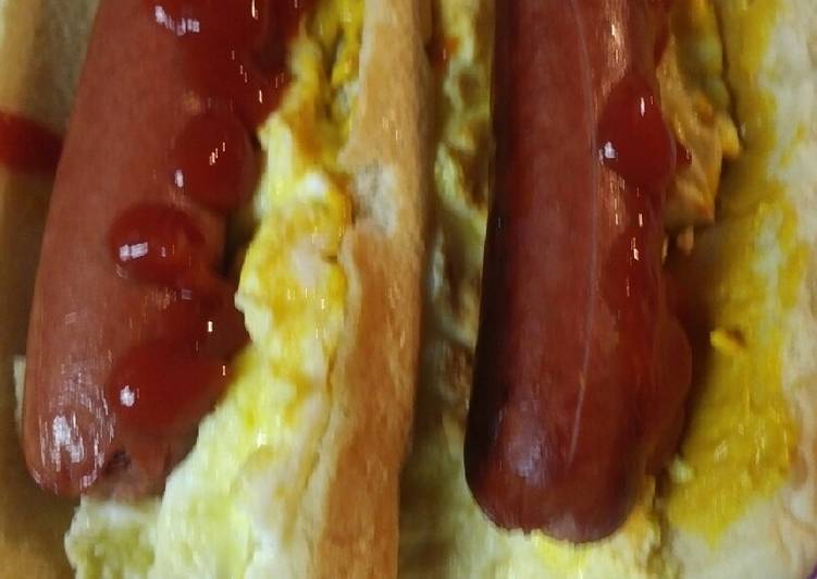 Recipe of Ultimate Eggs and Dogs