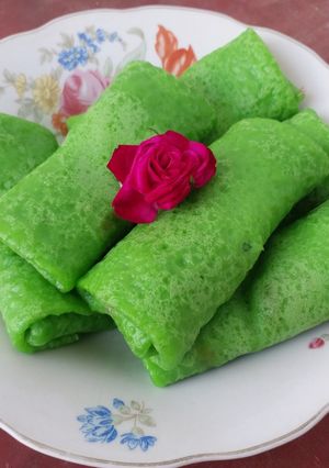 Foto resep Dadar gulung pandan