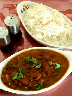 A picture of Rajma Chawal.