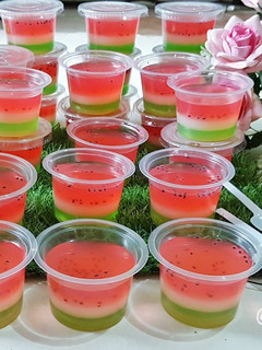 Foto resep Puding Semangka Cup