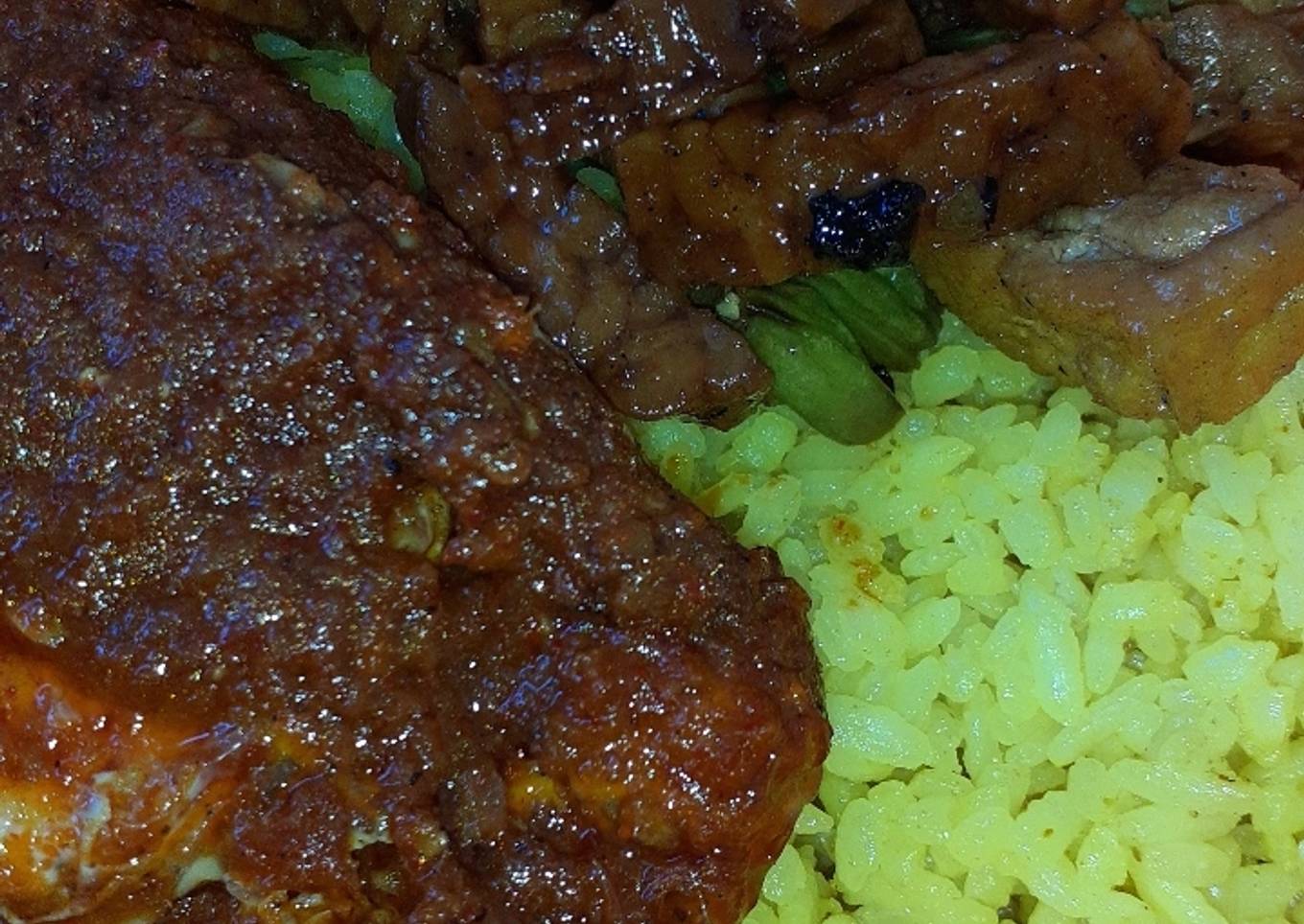 Nasi Kuning (Racik Ikan Goreng)