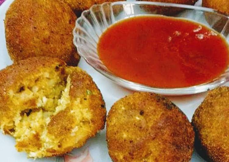 Recipe of Super Quick Corn Cheese Balls /Kababs