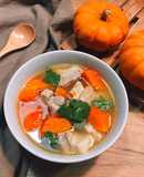 Canh Bí Đỏ Hầm Sườn Non