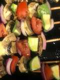 Brochetas de verduras