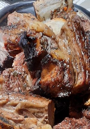 Una foto de Costillas al horno a mi manera