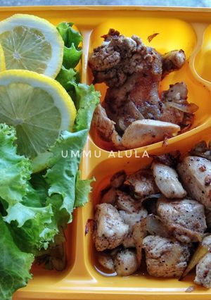 Foto resep DIET MAYO DAY 3 (dinner) ayam lada hitam