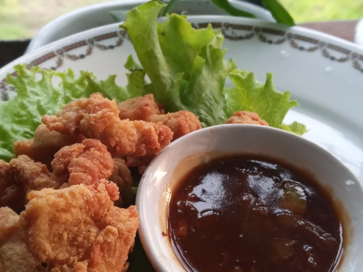 Cara Mudah Menyiapkan Resep Chiken karage with teriyaki sauce yang  Bikin Ketagihan Anti Ribet, Bikin Ngiler