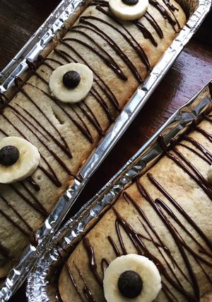 Una foto de Budín de banana