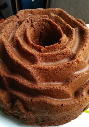 Una foto de Bundt cake de manzana