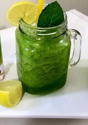 A picture of Mint margarita.                         .