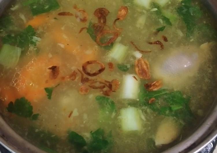 Resep Sayur Sop Ayam, Super