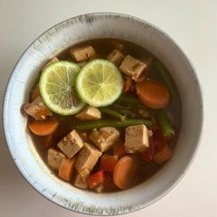 A picture of Quick Tofu Soup.