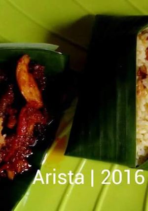 Foto resep Nasi Kuning Magic Com feat Balado Suwir Ayam
