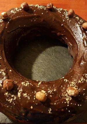 Une photo de Gâteau couronne à la noisette
