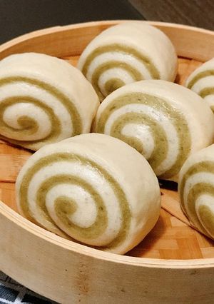 【影片】雙色鮮奶饅頭 的食譜成品照片