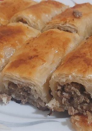 صورة لوصفة البريك التركي او الجلاش بالمفروم
