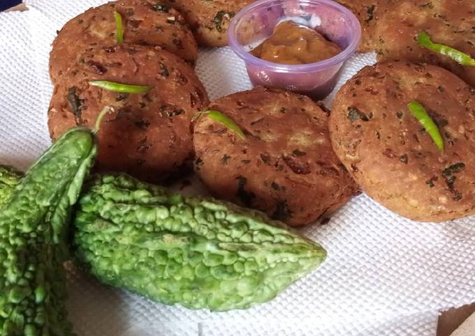 Bitter Gourd Peel Kebab (karilay kay chilko k kebab)