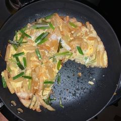 A picture of Leftover Potato Fries Skillet.