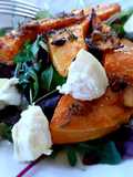 Roasted Pumpkin Salad with Goat Cheese