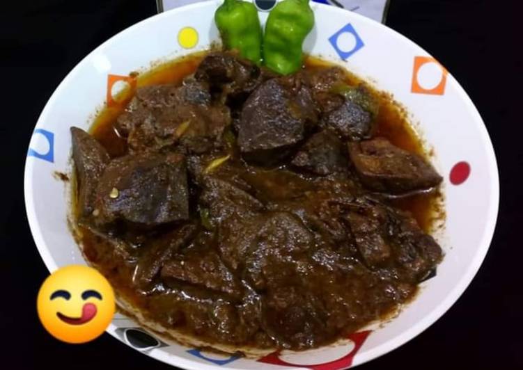 Recipe of Favorite Mutton kaleji phipra  masala